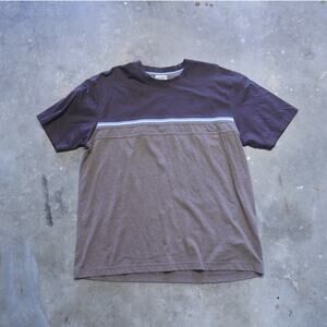 Vintage Y2K Xtreme Gear Brown Light Blue Tee Mens Size XL